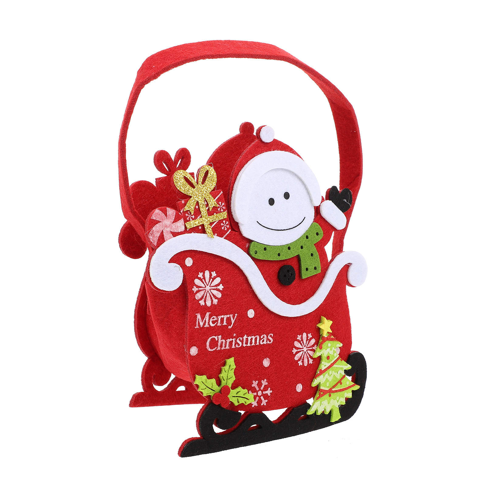 Xmas Food Snacks - 1Pcs Christmas Candy Basket Xmas Storage