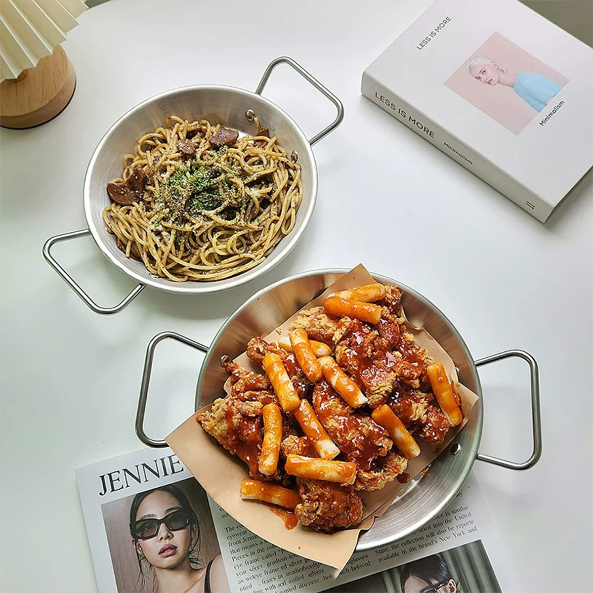 ins stainless steel double-han - Food And Snacks For Picnic 评论和价格