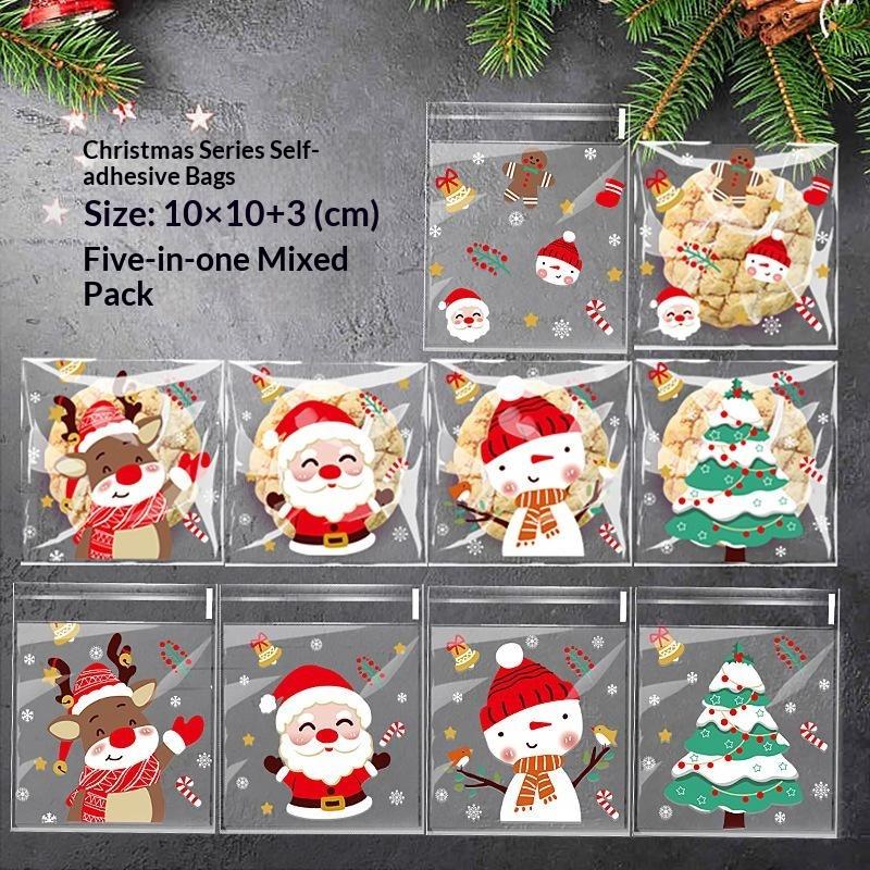100pcs Christmas Self Adhesive - Xmas Food Snacks 评论和价格
