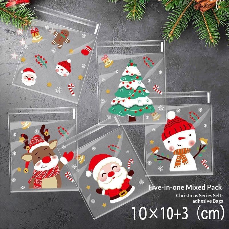 100pcs Christmas Self Adhesive - Xmas Food Snacks 评论和价格