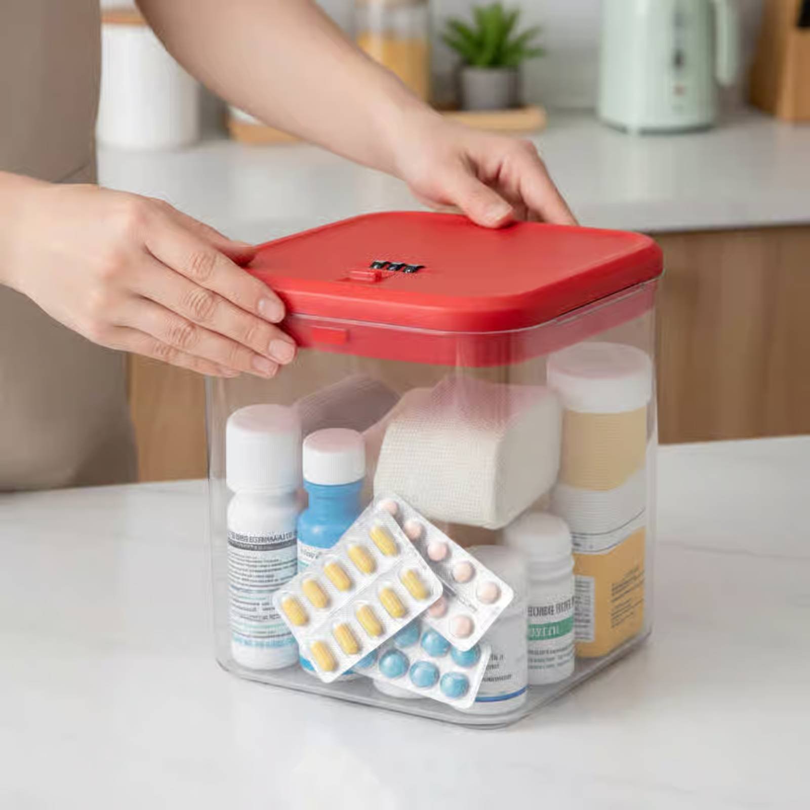 Clear Lockable Box Versatile L - Food & Snacks Coloring Book Bold & Easy Pdf 评论和价格