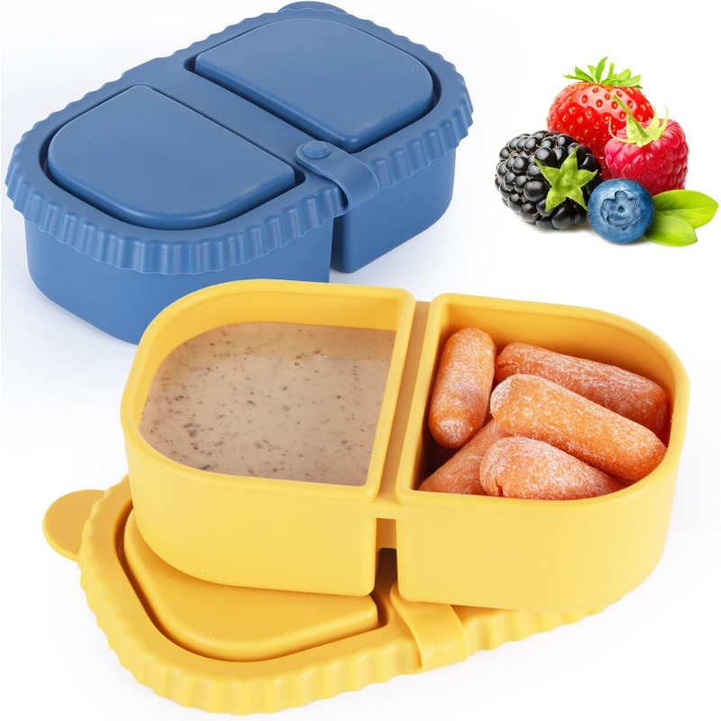 Reusable Silicone Snack Contai - Food And Snacks For Picnic 评论和价格