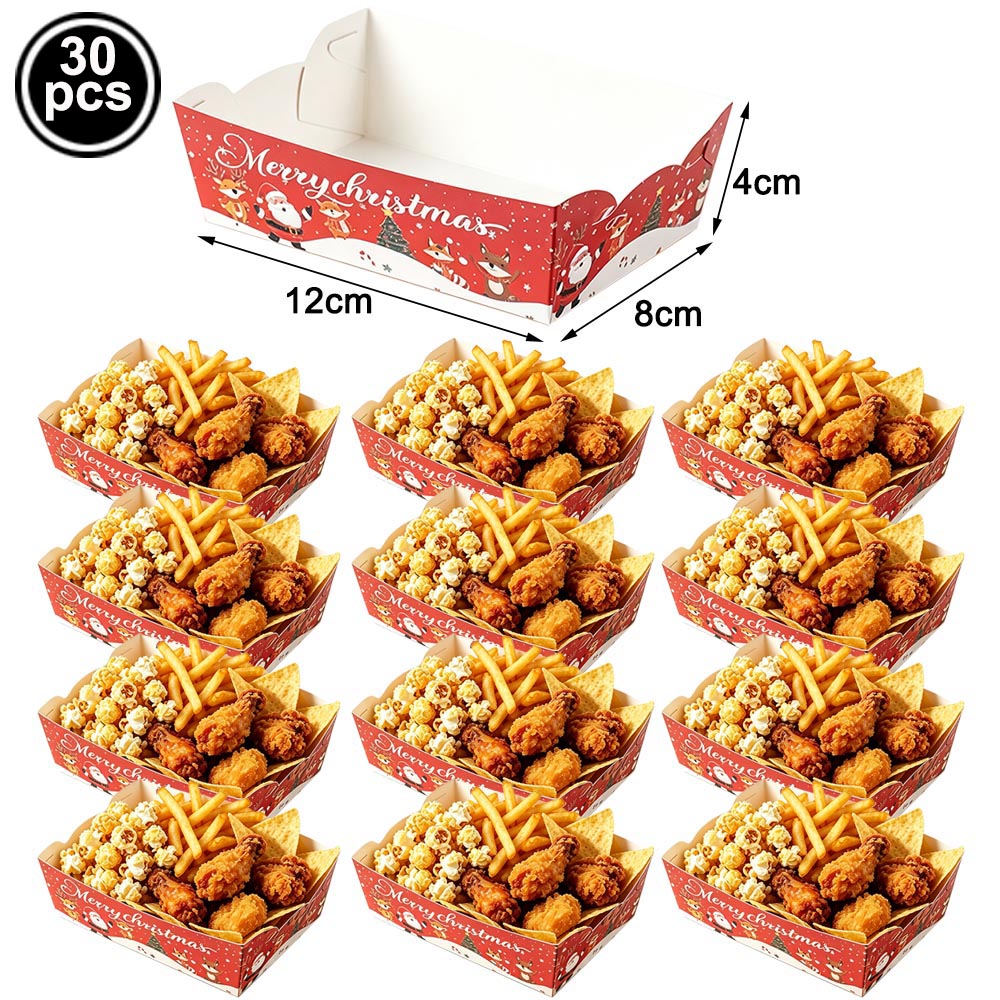 Santa Claus Theme Disposable T - Xmas Food Snacks 评论和价格