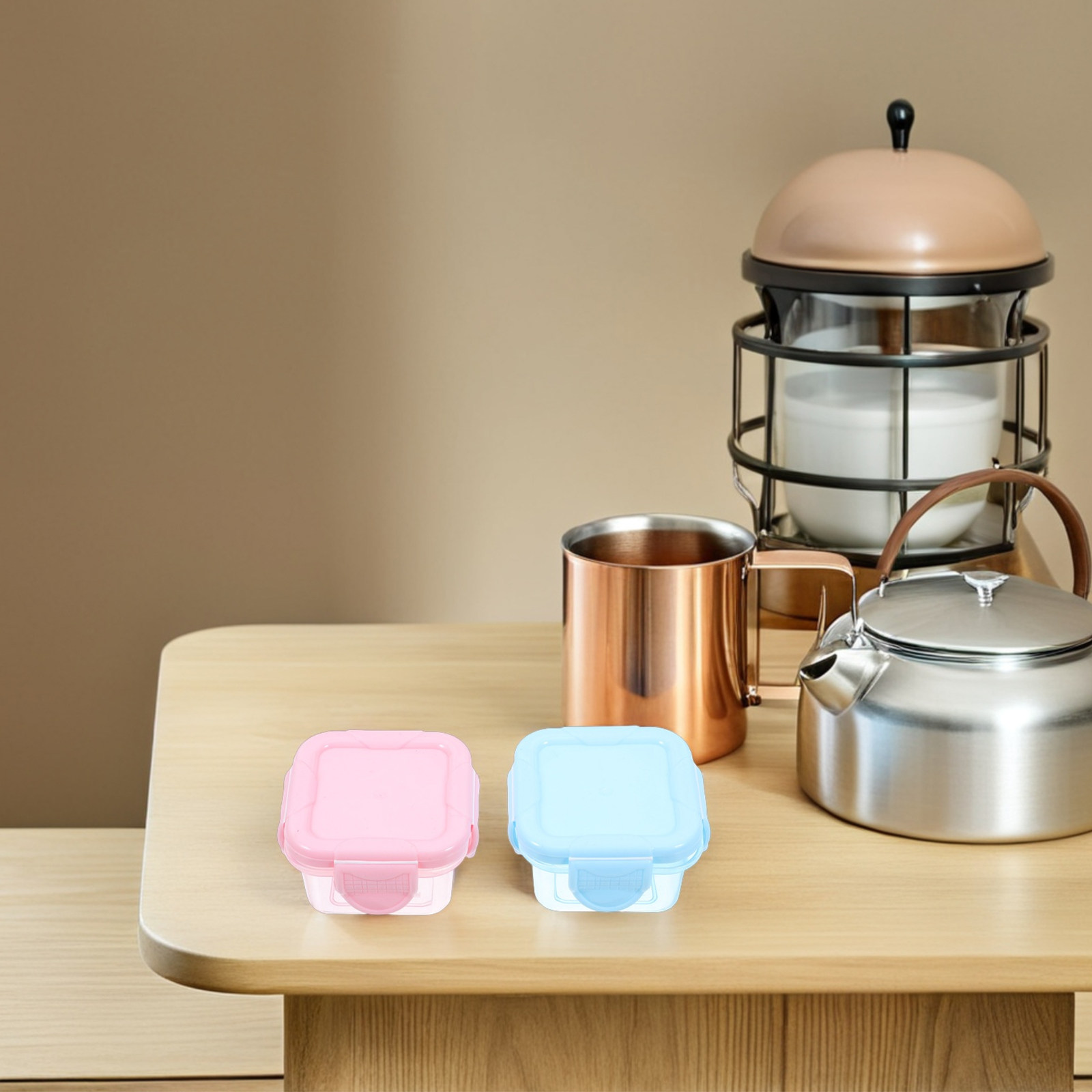 4Pcs Portable Snack Containers - Food And Snacks For Picnic 评论和价格