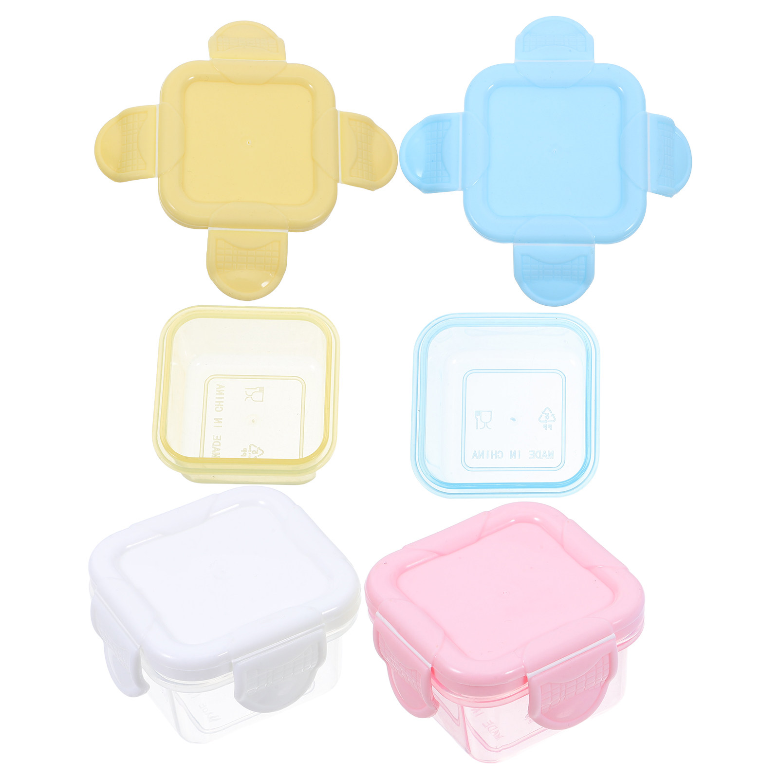 4Pcs Portable Snack Containers - Food And Snacks For Picnic 评论和价格