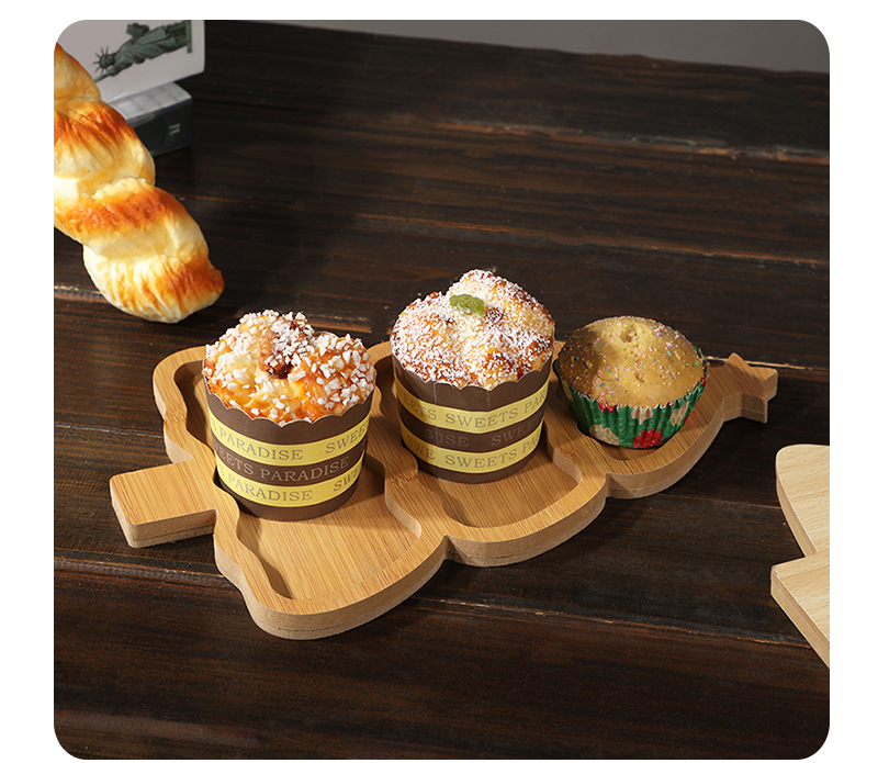 Christmas Plate Wooden Tray Xm - Xmas Food Snacks 评论和价格