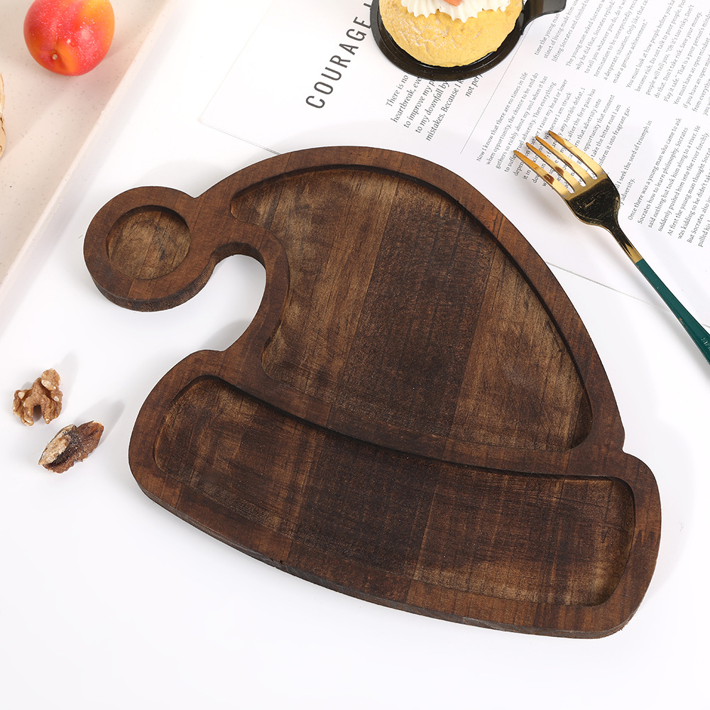 Christmas Tree Hat Shape Tray  - Xmas Food Snacks 评论和价格
