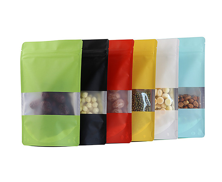 100PCS Foil Window Ziplock Bag - Xmas Food Snacks 评论和价格