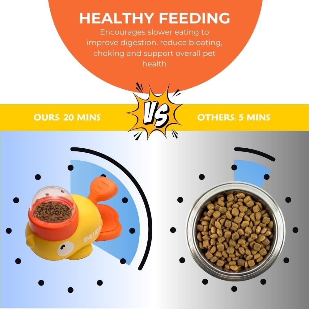 Yellow Duck Pet Snack Dispense - Yellow Food Snacks 评论和价格