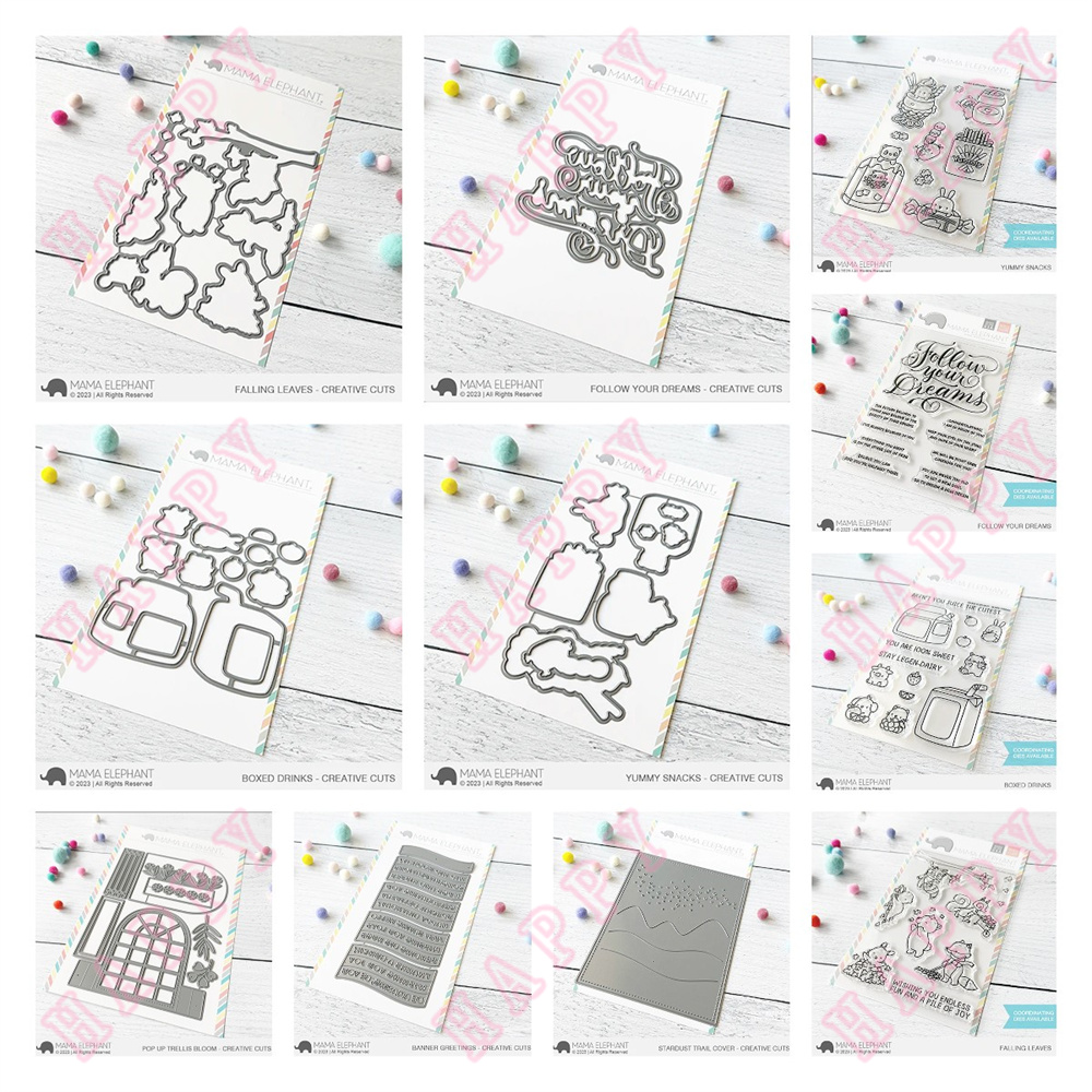 Metal Cutting Dies Stamps Anim - Food Stamps Snacks 评论和价格