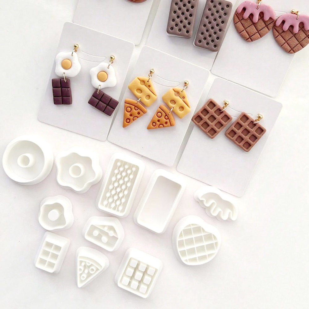 11Pcs/set Snack Themed Polymer - Food Stamps Snacks 评论和价格