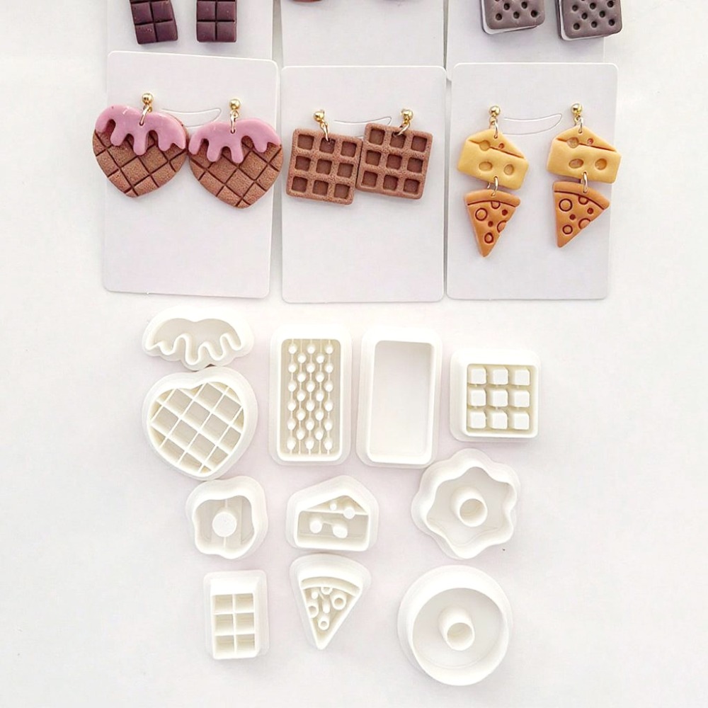 11Pcs/set Snack Themed Polymer - Food Stamps Snacks 评论和价格