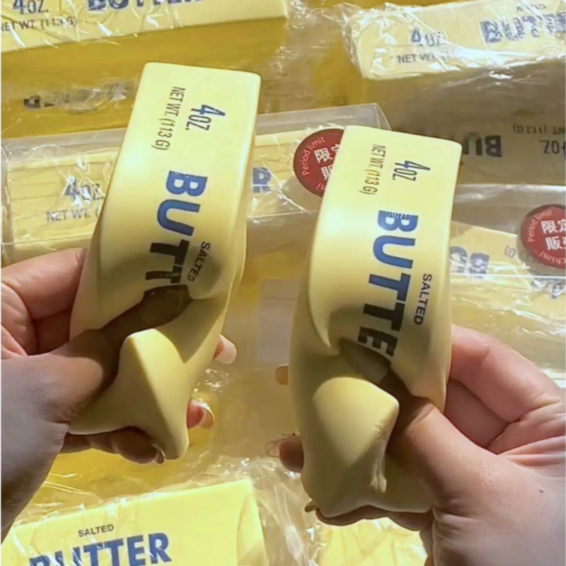 1Pc Butter Squeeze Toy For Adu - Food & Snacks Coloring Book Bold & Easy Pdf 评论和价格