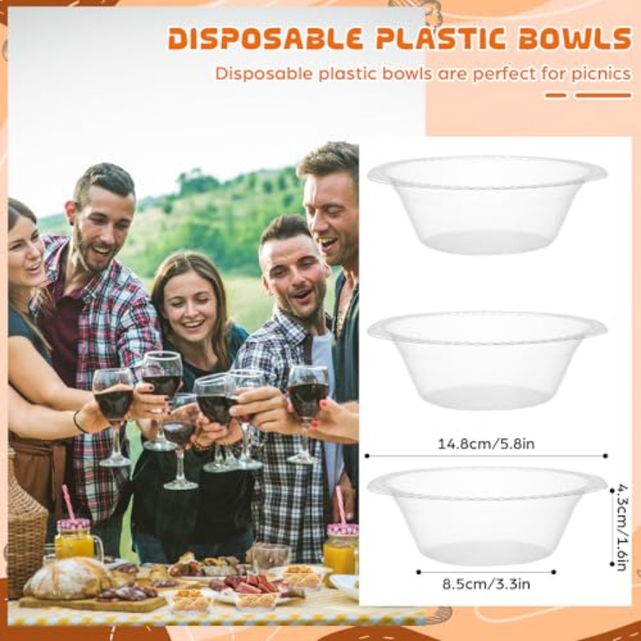30 Pack 12 oz Disposable Plast - Food And Snacks For Picnic 评论和价格