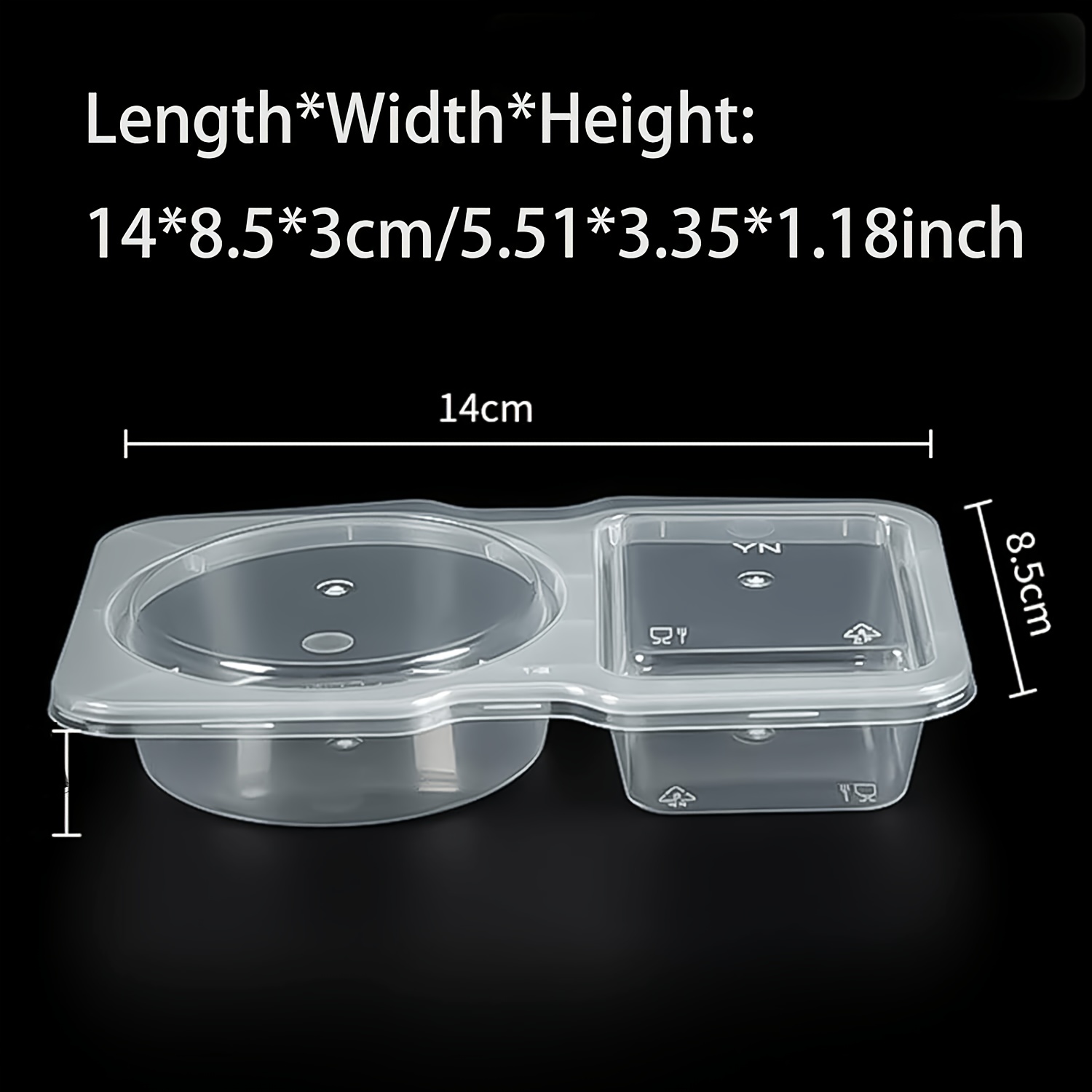 10Pcs Food Storage Containers  - Food And Snacks For Picnic 评论和价格