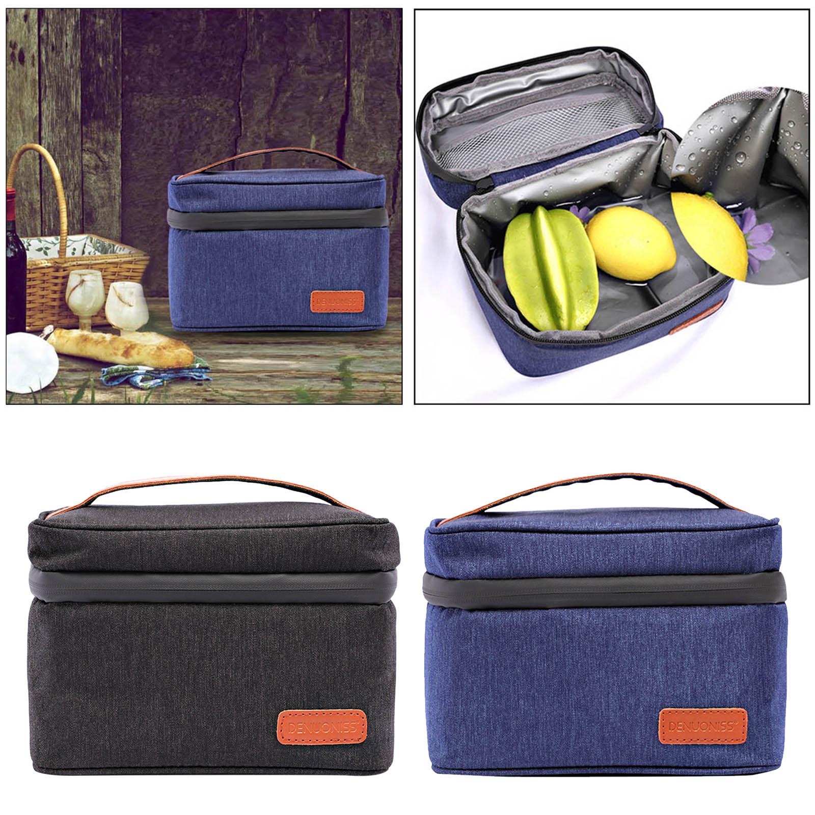 Insulated Lunch Bag Cooler Bag - Food And Snacks For Picnic 评论和价格