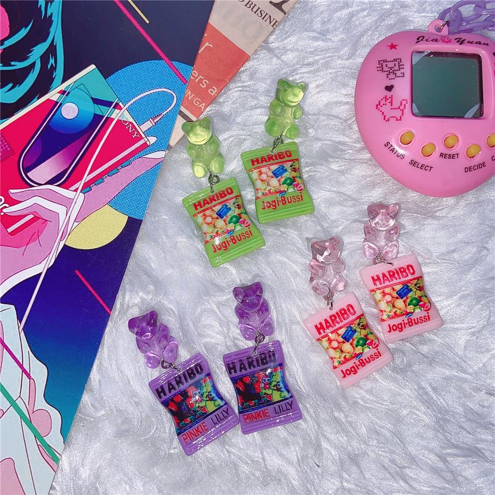 Y2K Mini Candy Bear Colorful D - Food E Snacks 评论和价格