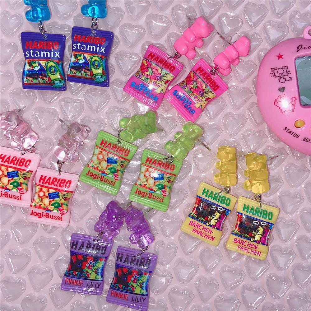 Y2K Mini Candy Bear Colorful D - Food E Snacks 评论和价格