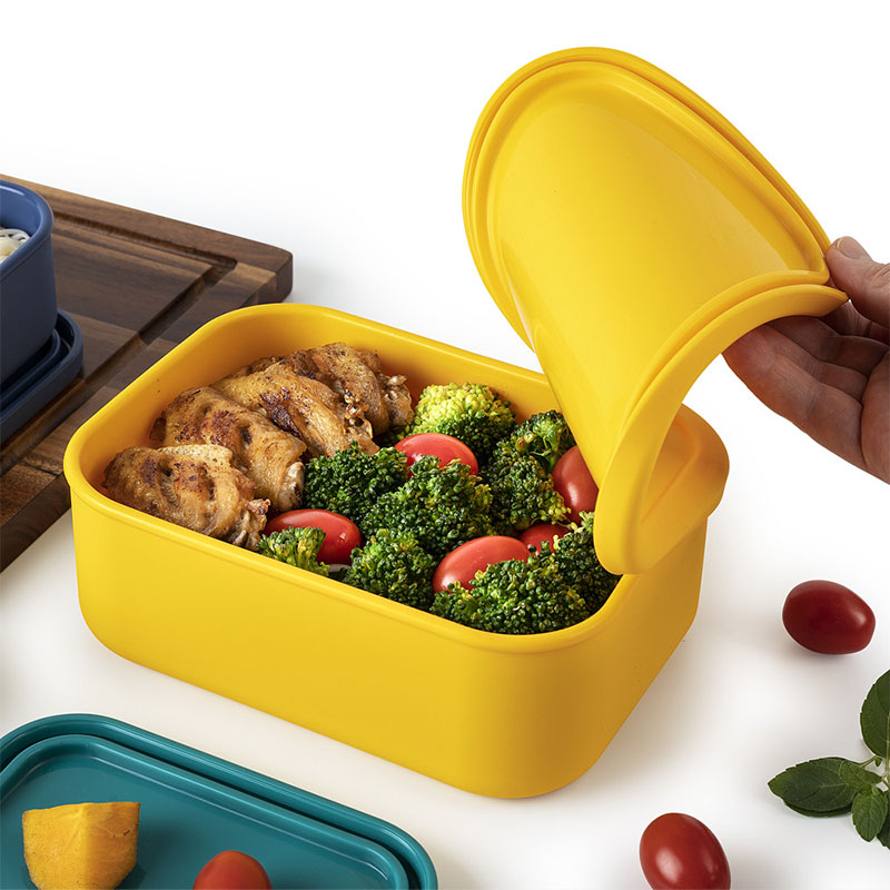 Food-grade Silicone Lunch Box  - Food And Snacks For Picnic 评论和价格