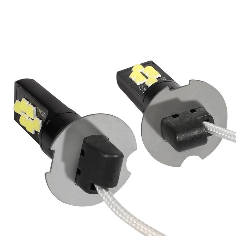 2Pcs Car H3 LED Fog Lights Upg - Yellow Food Snacks 评论和价格