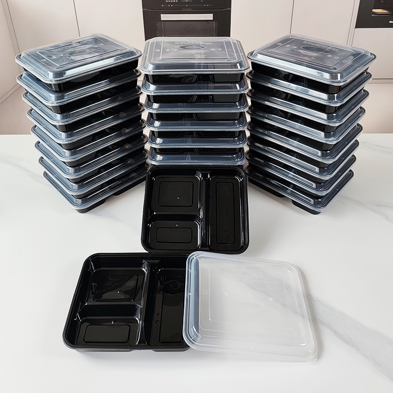 3-Compartment 34 Oz/1000 Ml, 1 - Food And Snacks For Picnic 评论和价格